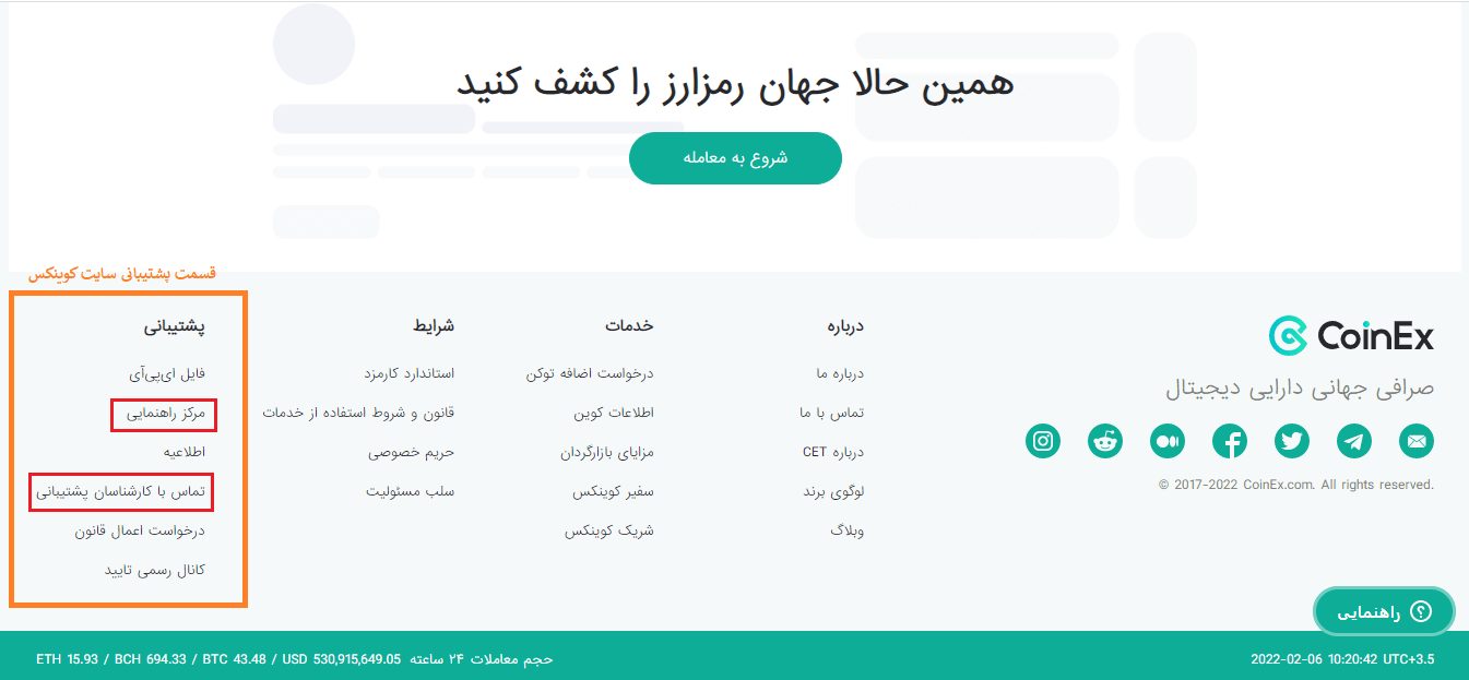 تماس با کارشناسان صرافی کوینکس